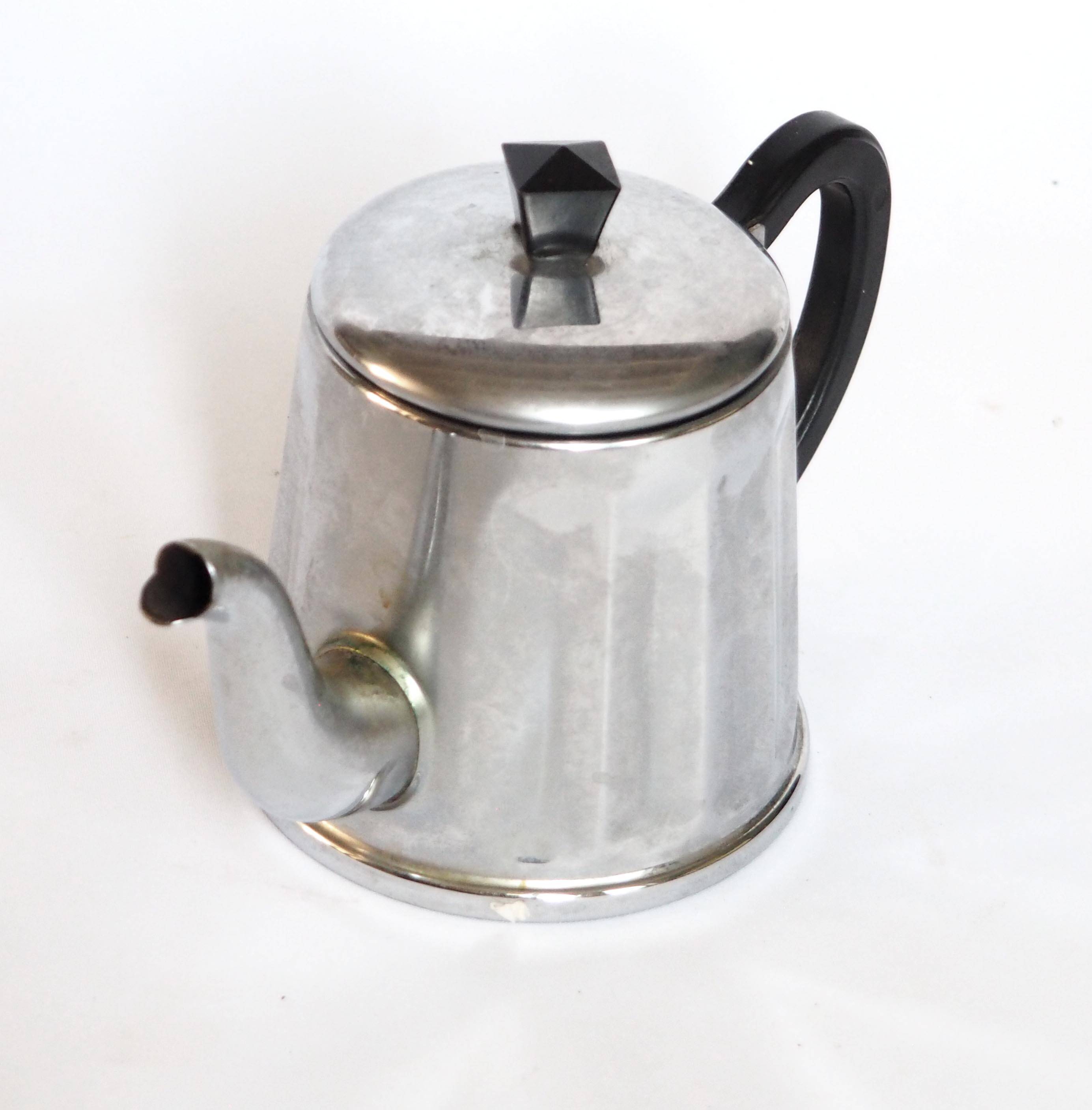Cafetière inox bakelite