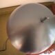 Lampe champignon acier brossé space age 1970