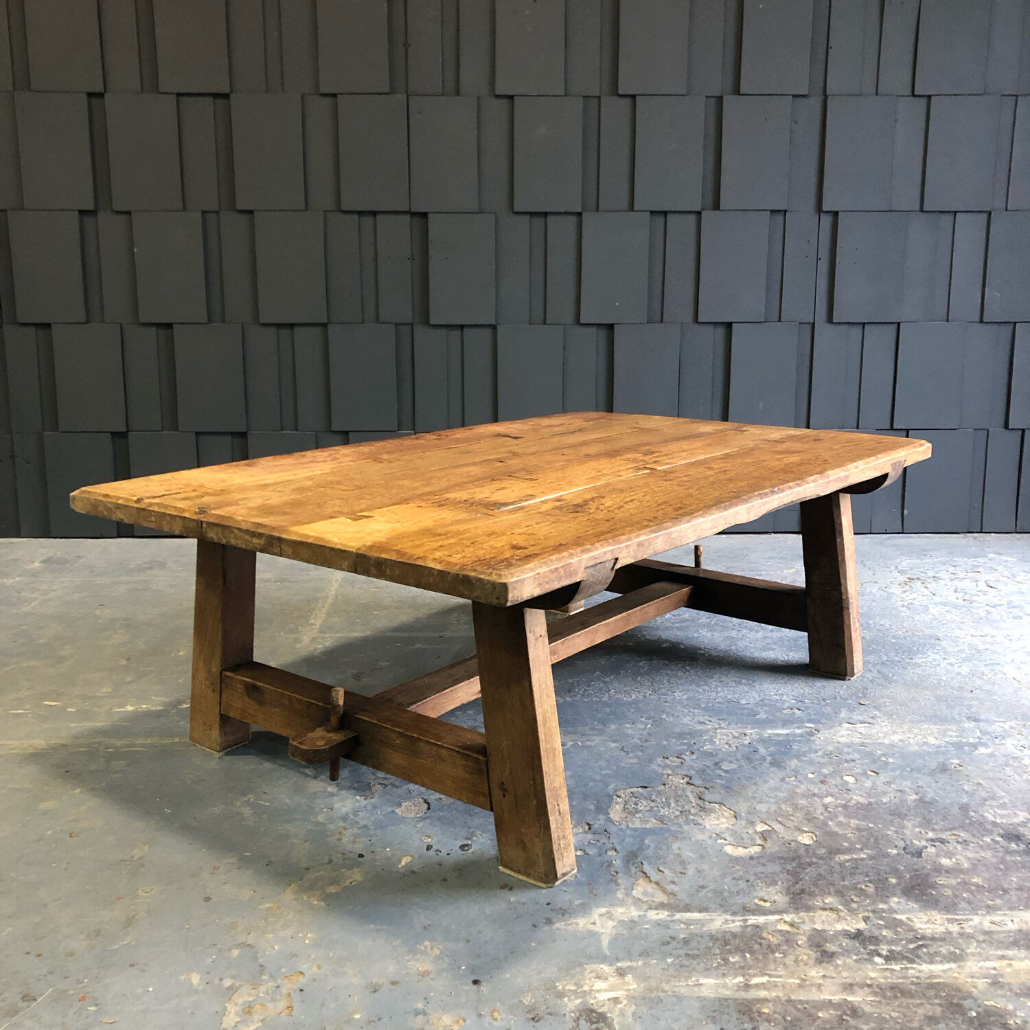 19th century wooden coffee table