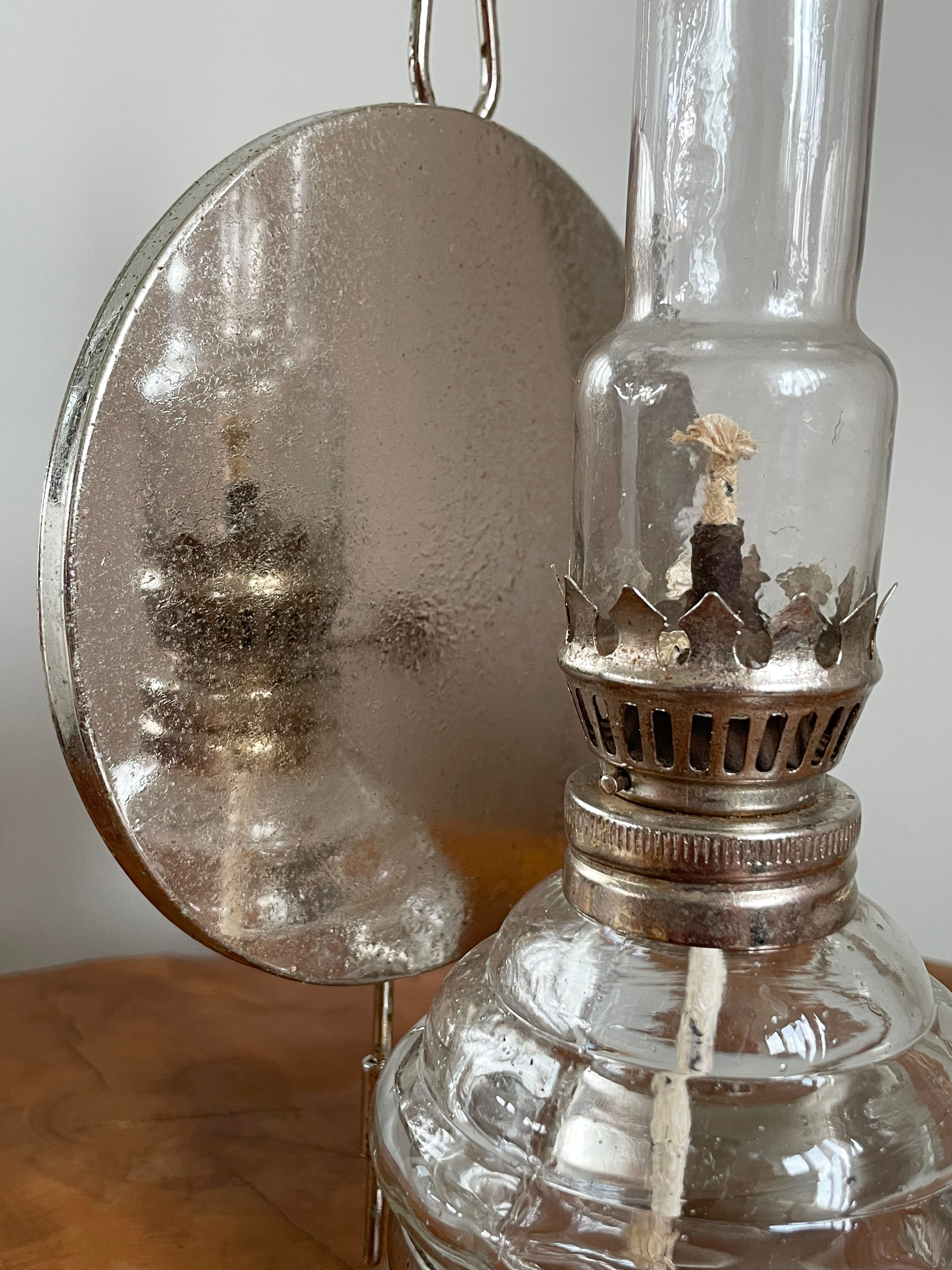 Set of 2 Hong Kong Vintage Oil Lamps