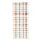 Vintage Turkish Hand-Knotted Wool Cotton White Kilim Runner Rug 107x254
