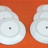 6 Bohemian Fine Porcelain Dinner Plates