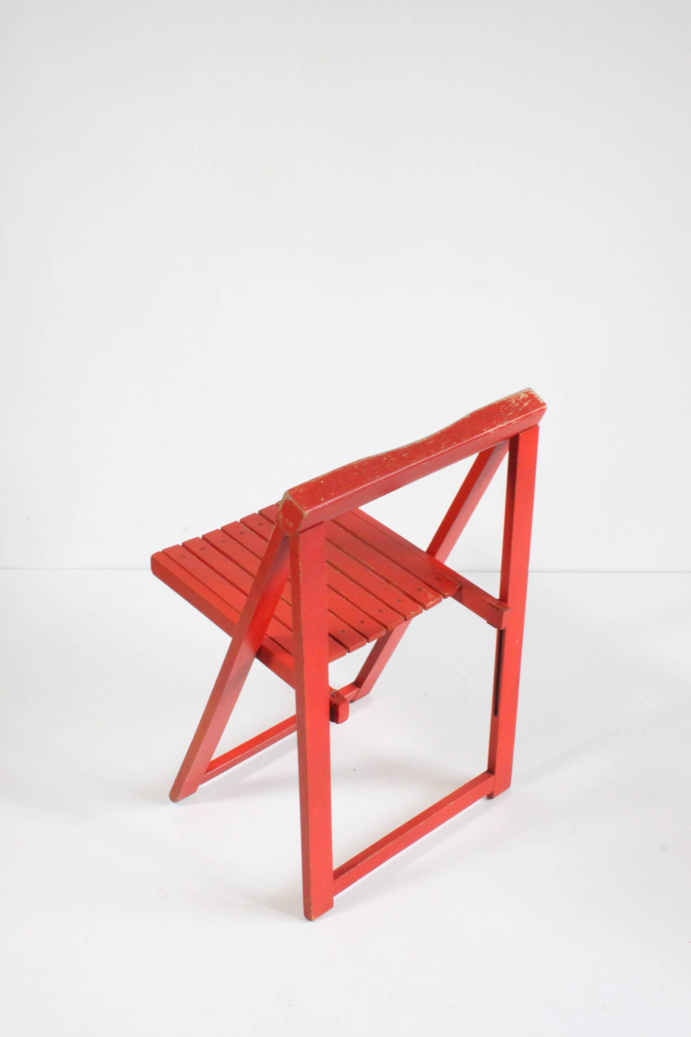 Vintage wooden folding chairs 1960s