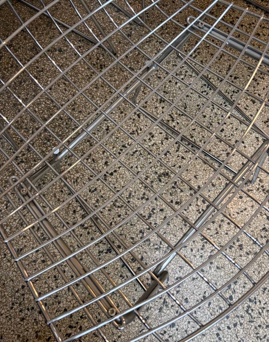 Chrome-plated side chairs by Harry Bertoia for Knoll, 1970s, set of 4