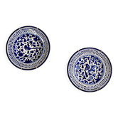 Duo Italian ceramic plates