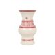 Pink vintage vase west germany flowers üebelacker keramik 634-30