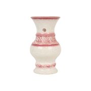 Pink vintage vase west germany flowers üebelacker keramik 634-30