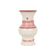 Pink vintage vase west germany flowers üebelacker keramik 634-30