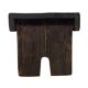 Antique stool footstool 1940s wooden plant table