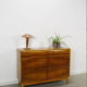 Vintage dark wood sideboard with drawers
