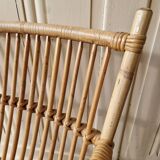 Children's rattan armchair chair