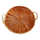 Woven rattan plateau 1960