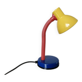 Memphis style lamp, 80s primary colors