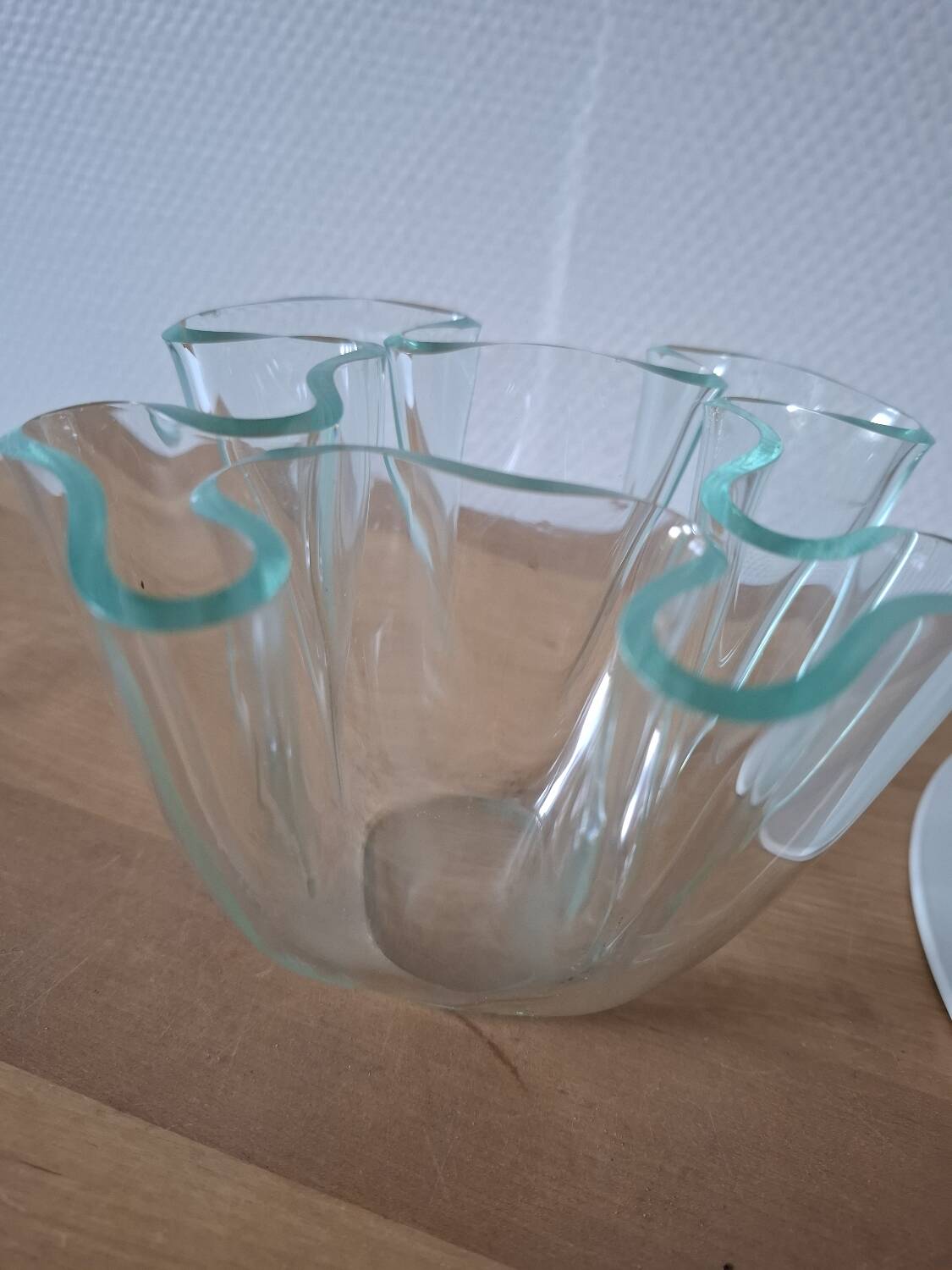 Guzzini 70's "handkerchief" vase