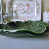 Ceramic dish cabbage leaf shape