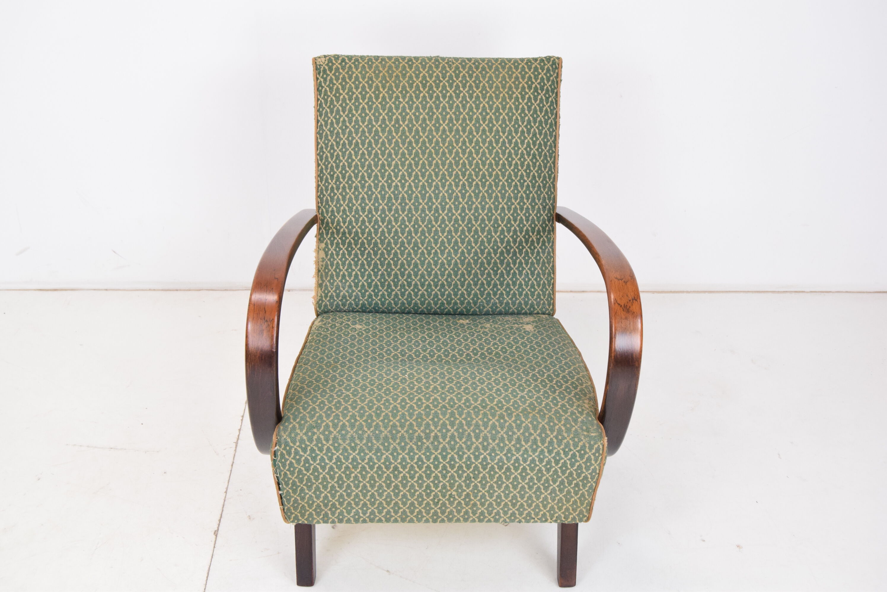 Mid-century Armchair,Designed by Jindrich Halabala,1950's.