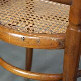 Set of 4 beautiful and atmospheric vintage design bistro chairs