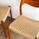 Set of 10 chairs 71 in teak by Niels O. Møller, JL Moller, Mid Century