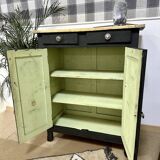 Black vintage Parisian sideboard