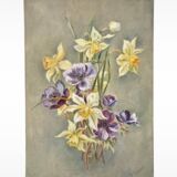 Ancient floral tableau