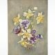 Tableau ancien floral
