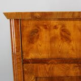 1930s Antique Cabinet with Writing Area in Walnut Finish ,Czechoslovakia