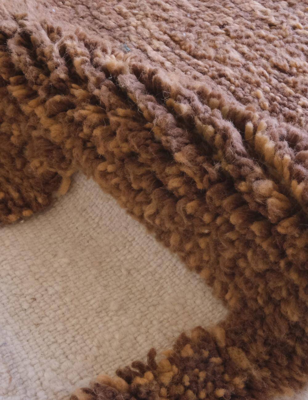 Contemporary Brown Rug - 283 x 220 cm