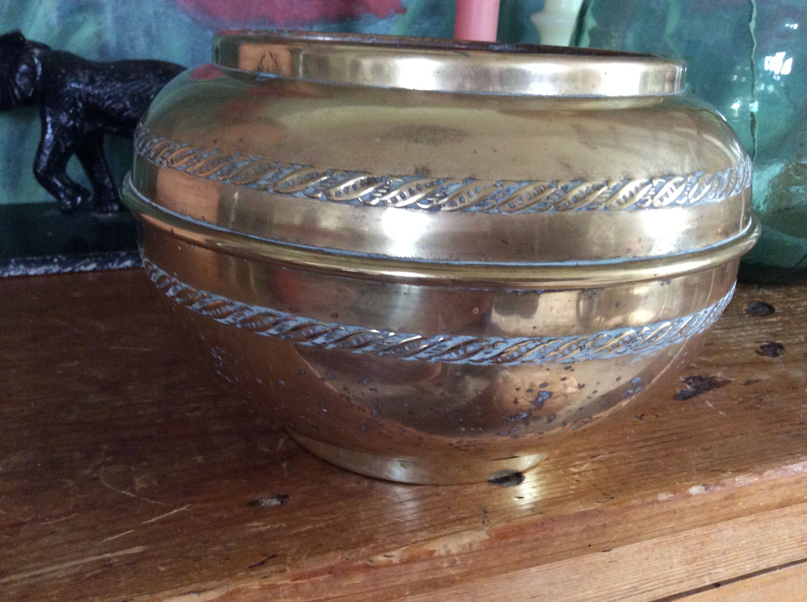 Copper pot cover