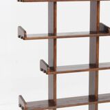 Vintage brutalist shelving unit bookcase 1970s