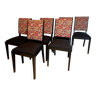 6 chaises années 50 restaurées