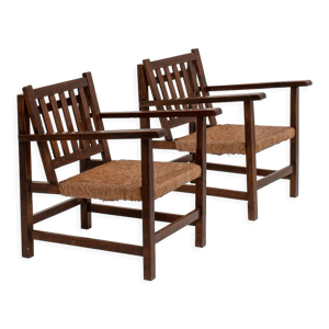Paire de chaises rationalistes,