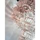 Romantic Venetian Pink "Rigadin Manubri" Murano Glass Chandelier in Venini