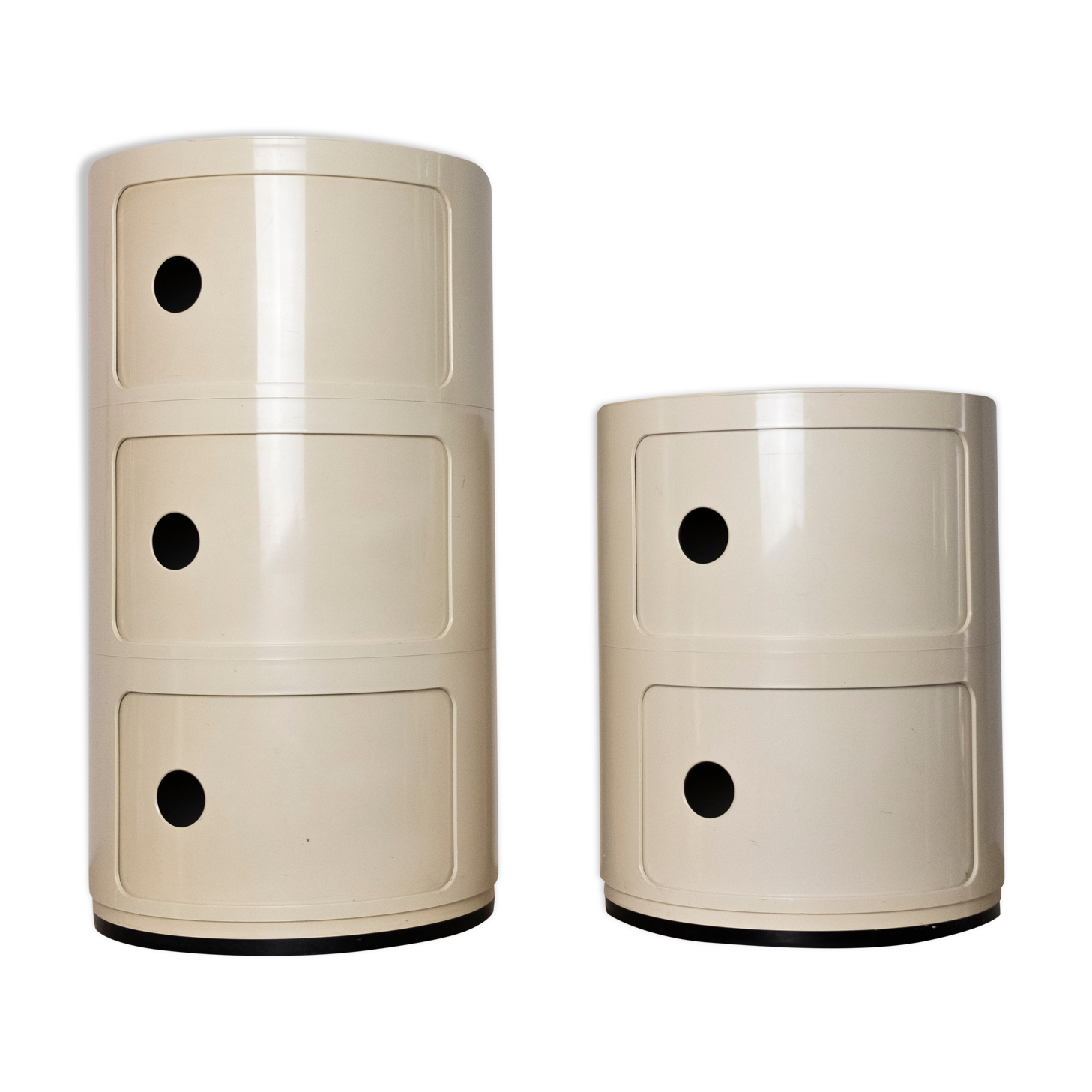Paire de Componibili 1968 d'Anna Castelli pour Kartell
