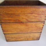 Old lockers wooden tenon mortise Assembly numbered 29,30,36 - 1950s - set of 3