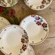 Set of 8 vintage soup plates, Nelly de Salins