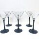 6 verres à cocktail vintage, 1980