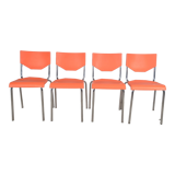 Vintage orange chairs