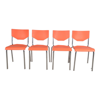 Vintage orange chairs