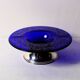 Blue Crystal and Silver Bowl / Fani Argento / Florence / Italy / 1930s