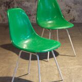 12 Vintage DSX Chairs Fiberglass Charles and Ray Eames / Herman Miller 1960'