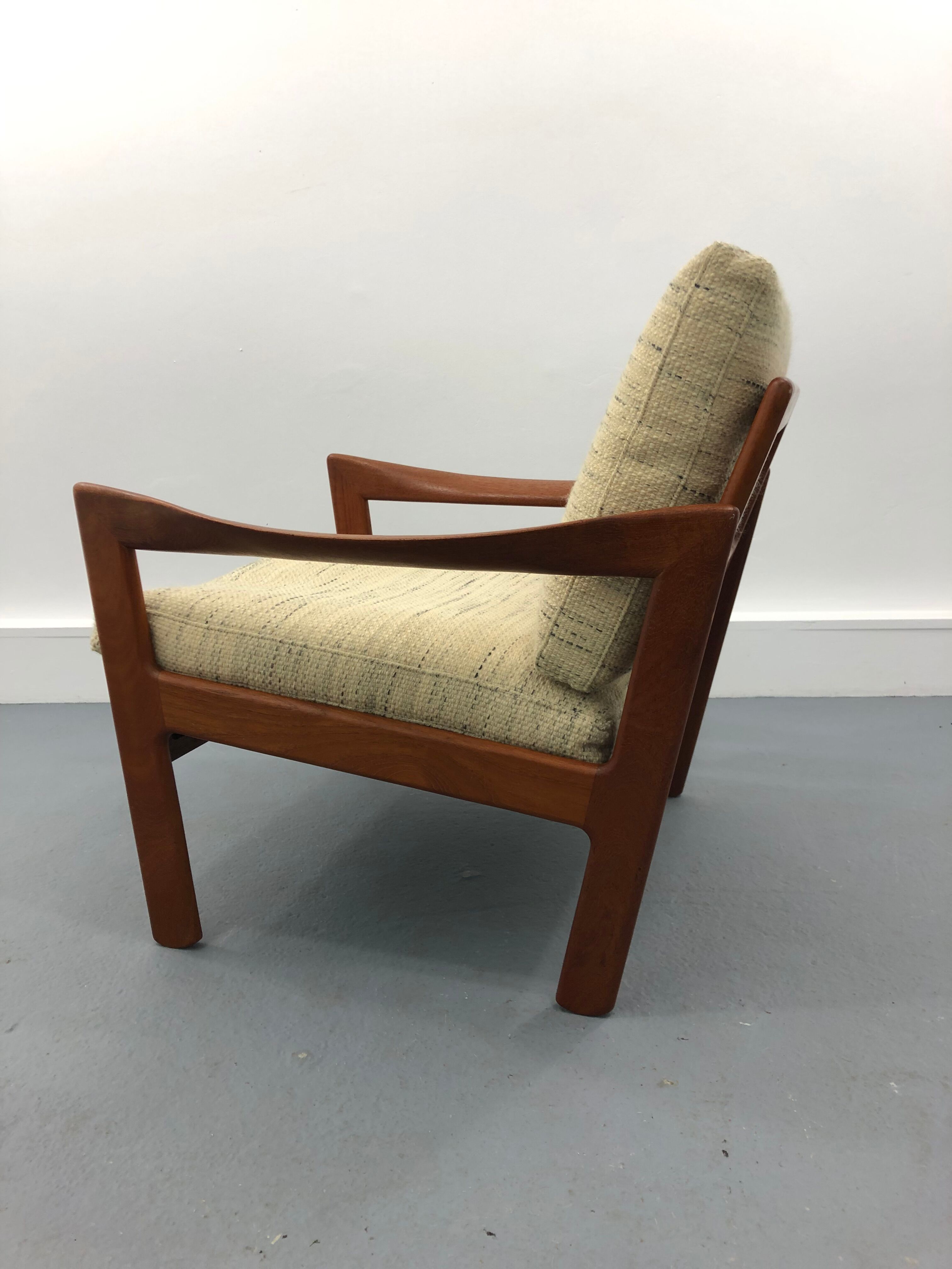 Armchair by Illum Walkelsø for Niels Eilersen, 1960s,
