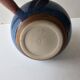 Blue ceramic ball vase (pictogram signature to be identified)