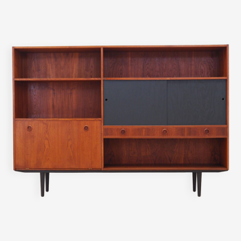 Teak bookcase, Danish design, 1970s, production: Denmark