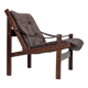 1970s, Norwegian design by Torbjørn Afdal, "Hunter" chair, leather.