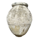 Ancient terracotta pottery jar from the 18th century.