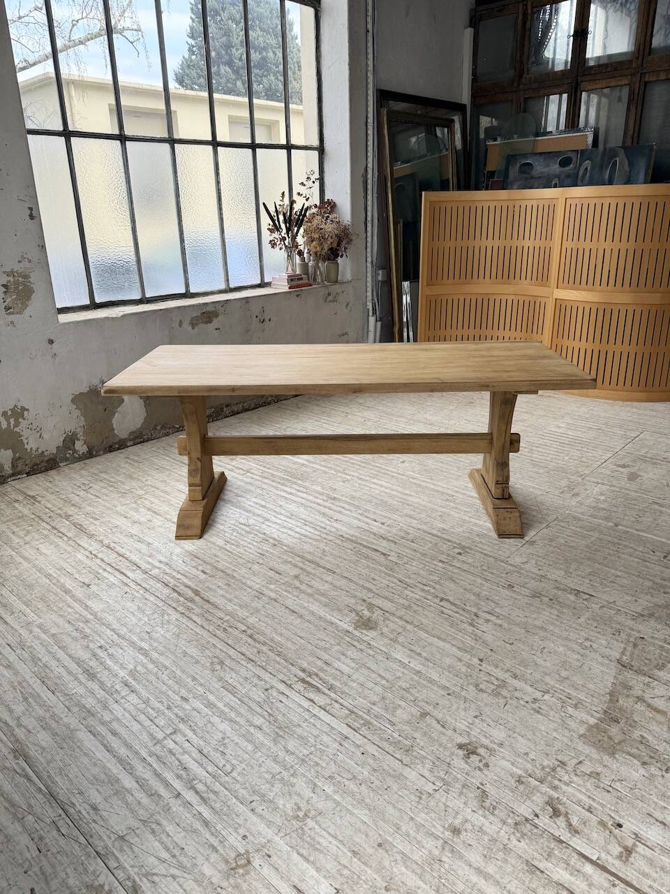 Beech monastery table 2m