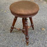 Napoleon III Adjustable Round Piano Stool