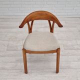 1960s, Danish design, armchair, teak wood, wool, original very good condition