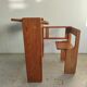 Foldable pine children's desk
