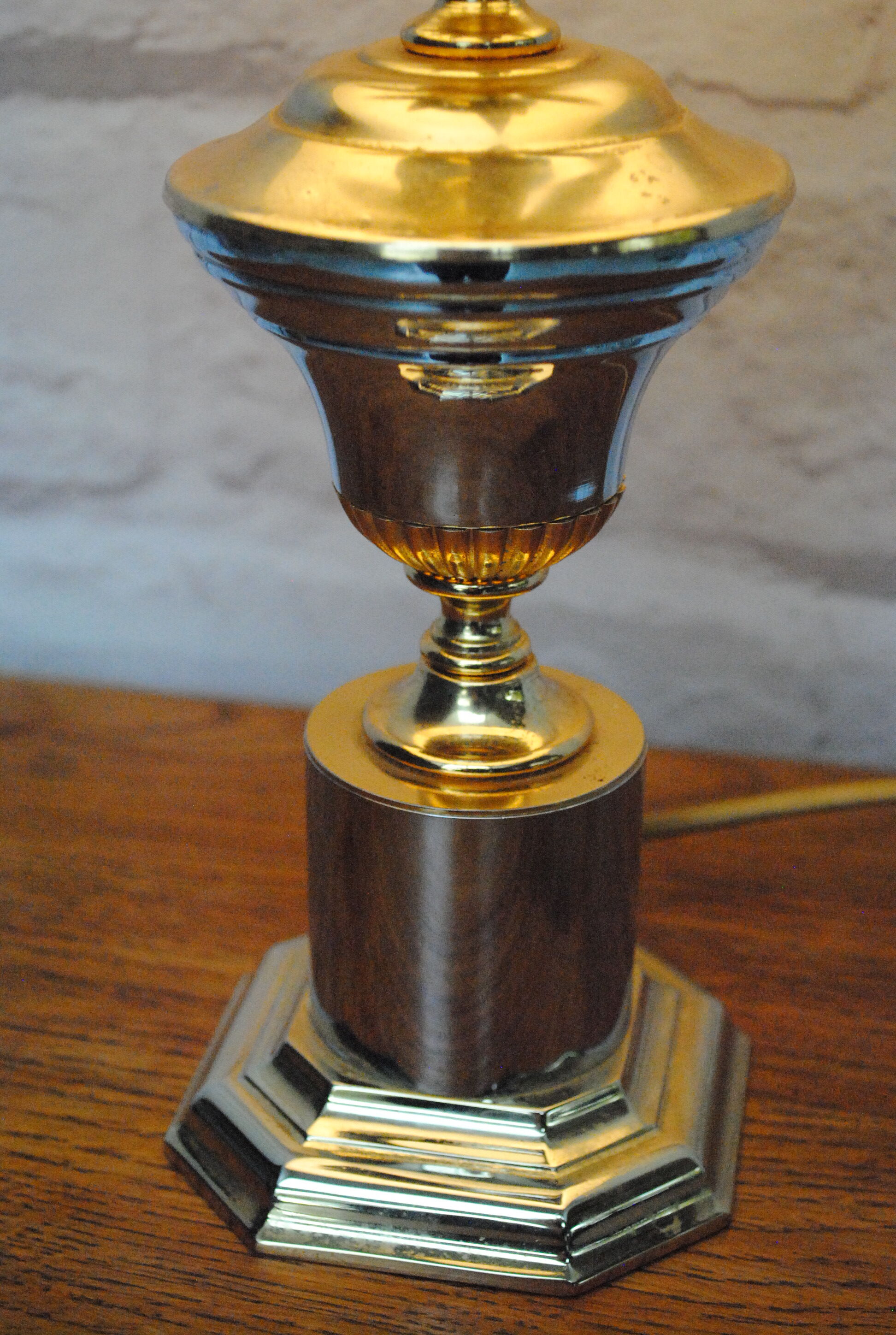 Massive palm lamp, 1970s